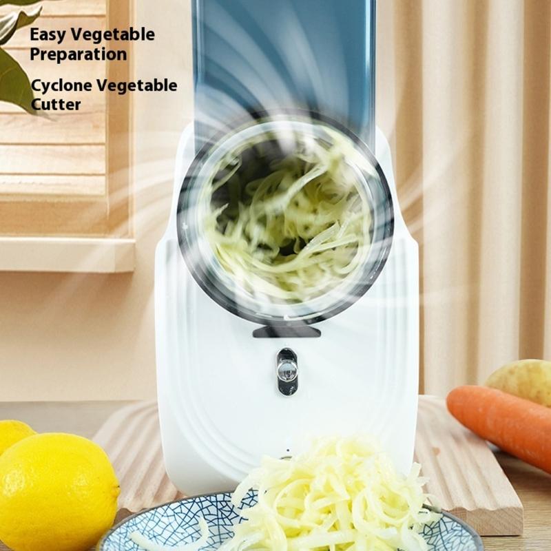 High Efficiency Electric Drum Vegetable Cutter USB Charging Dicer for Quick Meal Preparation and Healthy Cooking