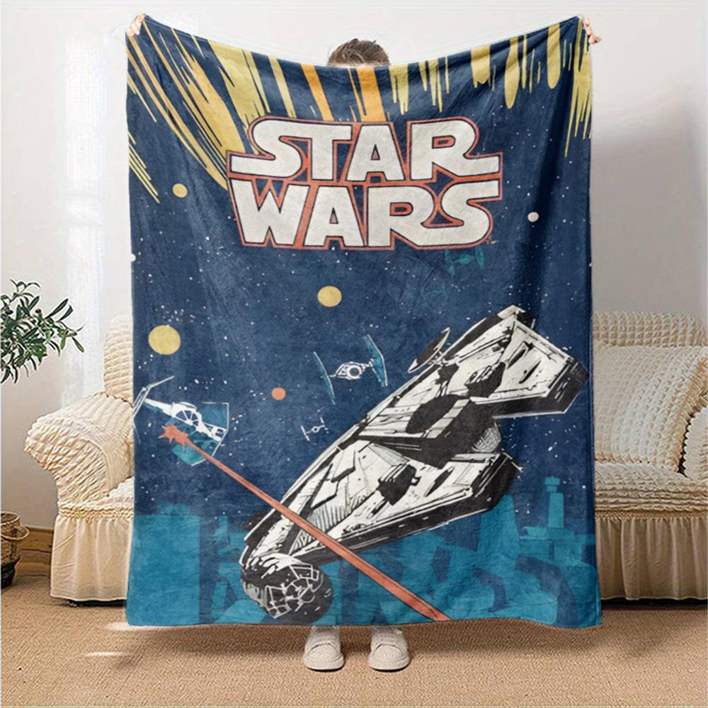 Star Wars Blanket Warmthful Decor Great for Bed Sofa Livingroom Four Seasons Multipurpose Stylish Decor Perfect Gift for Relatives and Friends