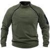 Men's Outdoor Color Block Hoodie: 280g Polar Fleece, Loose Fit, Warm Tactical Pullover