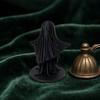 Umbra Studio 3D Printed Cute Ghost Figurine, Minimalist Home Decor, Matte Black & White Dual Colors, Stable Base for Living Room Entryway Halloween