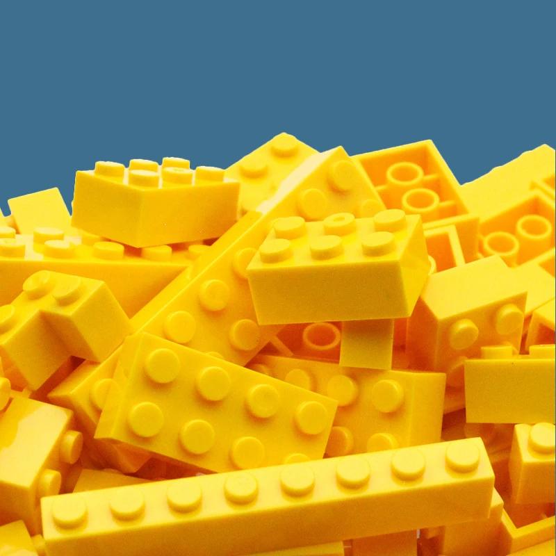 104Pcs Mixed Thick Figure Building Blocks 12 Size 16 Colors MOC Bricks Creative Toys for Children 6-12y