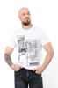 Men's Graphic T-Shirt Featuring Something Somewhere Print, Summer 8061-001-33-2 HC