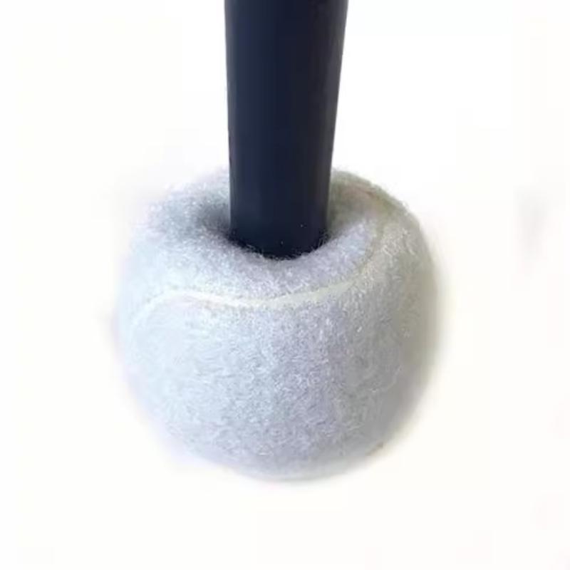 4 Pcs Precut Walker Tennis Balls For Furniture Legs And Floor Protection Heavy Long Lasting Felt Pad Glide Coverings
