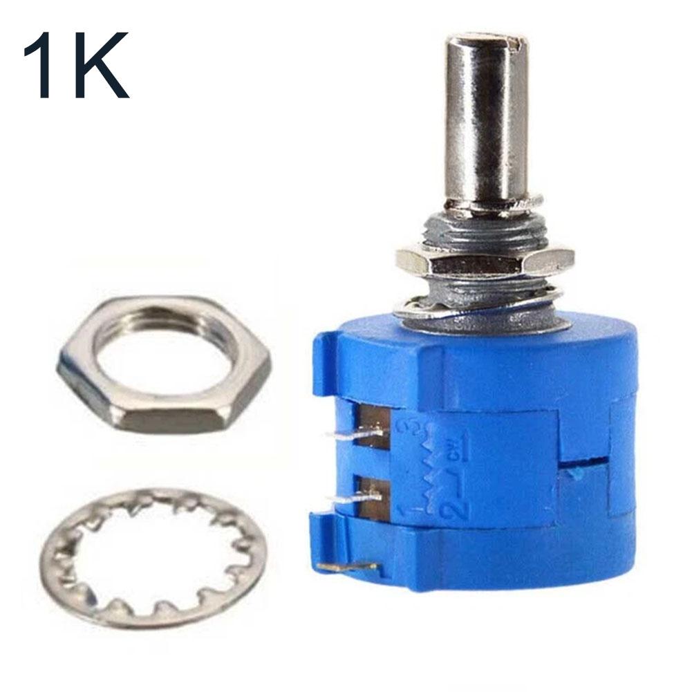 3590S 10-Turn Potentiometer 1k 2k 5k 10k 20k 50k 100k 100R 200R 500R Resistance with 2W Power Rating and 0.25% Linearity