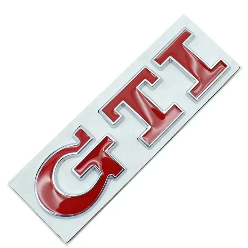For VW VOLKSWAGEN 2026 New 1Pcs Car Metal Badge Sticker Front Grille Decal Decoration For VW GTI Passat B6 Golf Mk7 Polo Tiguan