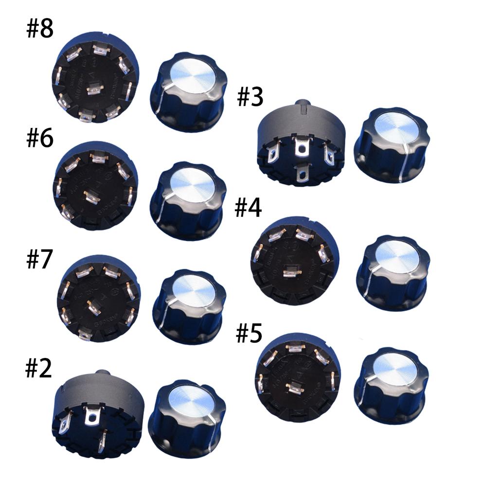 Versatile Rotary Switch Juicer Switch Heater Switch Ovens Switch Plastic Material Axis Band Switch for Kitchen Appliance