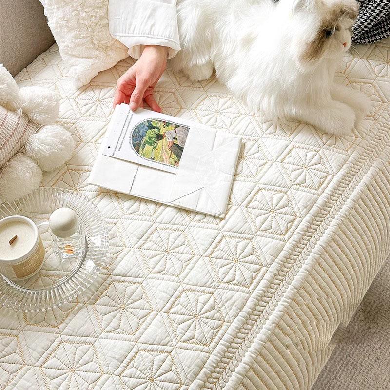 

Двусторонняя хлопковая подушка для дивана в стиле ретро, ​​внешнеторговая хлопковая подушка для дивана, тканевая подушка для полотенца на спине 70*70cm