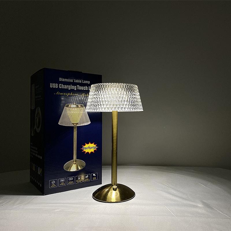 Wiederaufladbare LED-Nachtlicht Touch Schlafzimmer Nachtlampe Schlafzimmer Arbeitszimmer Nachttisch Atmosphäre Dekoration Glas LED Tischlampen