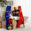 1pc Blanket - Kylian Mbappé Print Design, Lightweight Blanket for Sofa, Bed- Soft &Warm, Gift for All Seasons