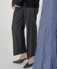 ODD DOT String Wool Pants [Black]