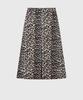 Kwinseulaebis Soft Pleats Midi Skirt_Leopard