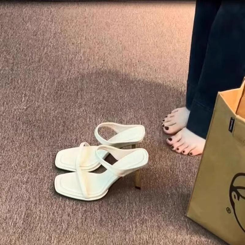 

Лето 2025 года новые сексуальные сандалии на высоком каблуке для интернет-знаменитостей, женские, с леопардовым принтом, квадратным носком, открытым носком, сандалии-стилеты 39