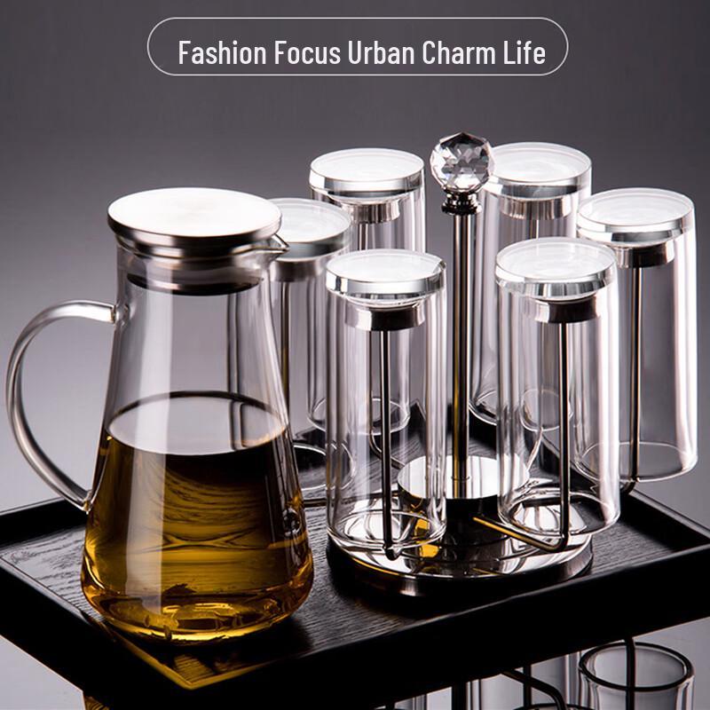 Handun Double-Layer Insulated Borosilicate Glass Tea Set