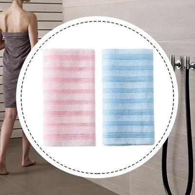 2 Pieces Exfoliating Washcloth for Shower Towel Body Scrub Bath Wash Cloth Adults