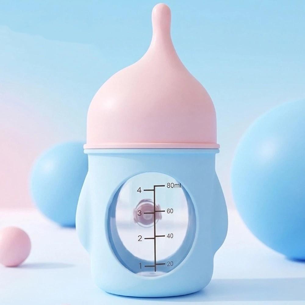 Visible Scale Pet Milk Bottle Silicone Nipple Pet Feeding Bottle Cat Feeding Bottle Newborn Puppy