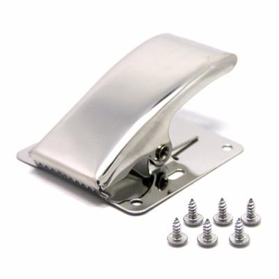 MUQZI Sportzubehör Filetklemme aus Edelstahl, Fischschwanz-Clip für Reinigungsbrett, Angelwerkzeug