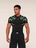 GYMSHARK Men's Storm Seamless Quick-Dry Compression T-Shirt for Fitness, Running, Basketball Training