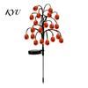 Outdoor Ambient Illumination Solar Pumpkin Stake Lights, LED Glowing Garden Light, Halloween Auto Sensing Lawn Lamps Yard Lantern, IP65 Waterproof
