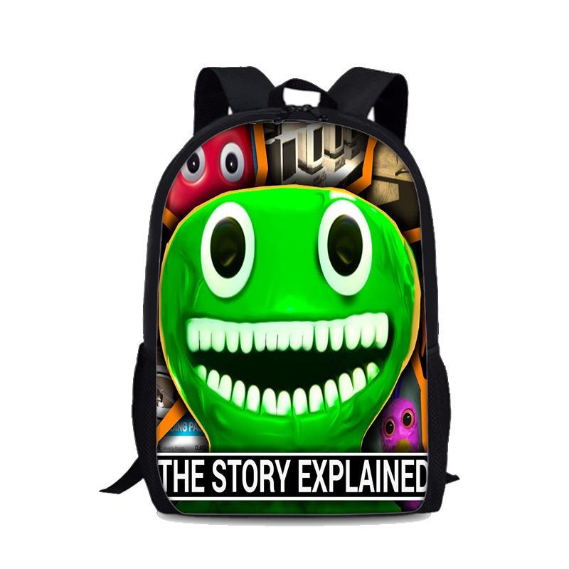 Cartoon Youthful Garten of Banban Student School Bags Notebook Backpacks 3D Printed Oxford Waterproof Boys/Girls Travel Bags