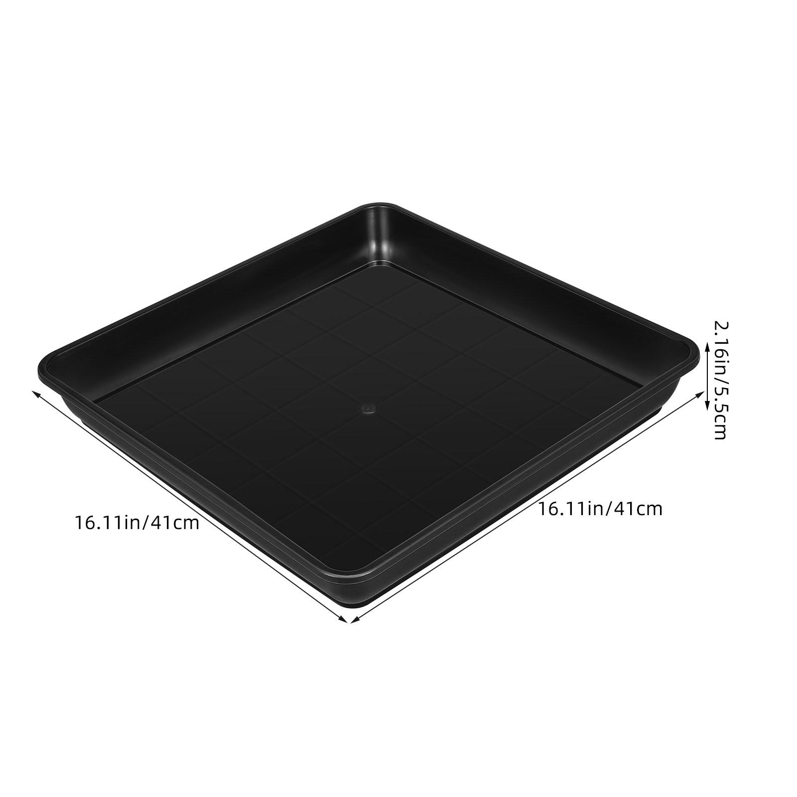 2pcs Flower Pot Trays Thickened Succulent Bonsai Water Tray Planter Saucer Plastic Plant Tray Flower Pot Drip Trays
