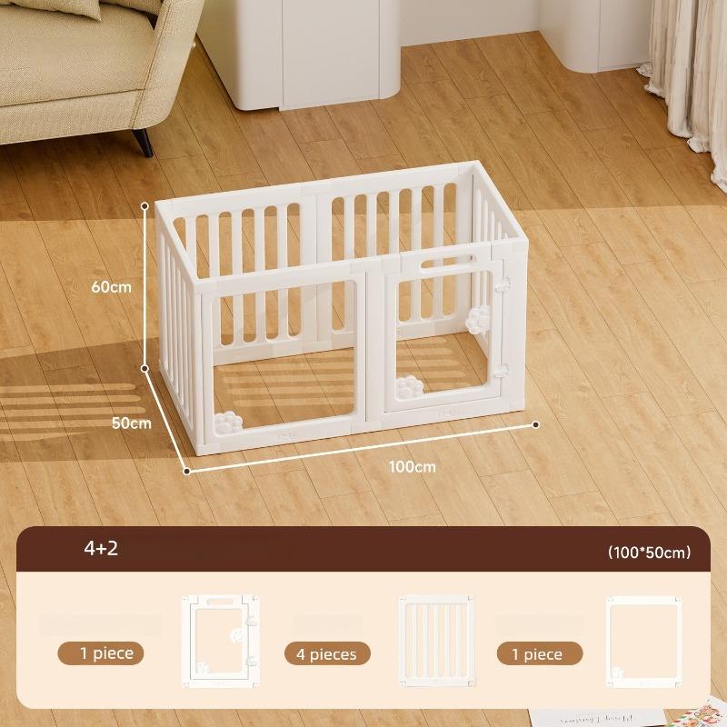 

Dog Cage Indoor Dog Fence Pet Small Dog Household Acrylic Isolation Anti-prison Kennel Anti-jailbreak Raised Fence Puppy House