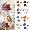 Silk Artificial Peony Flower 3 Heads Flowers Bouquet Fake Flowers  Bridesmaids Accessories