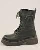 High Winter Boots Evromoda 64801 36 Khaki Leather