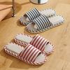 Fashion 2025 Autumn and Winter Couple Waterproof Thick Soft Bottom Cotton Slippers for Warmth, Men's Cotton Slippers for Outerwear
