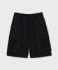 Bellie City Trip Cargo Bermuda Pants - Black