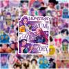 80-Piece Witch Hunter Group Stickers - KPop Demon Hunters Merchandise Cartoon Animation DIY Decor for Notebooks, Hand Accounts
