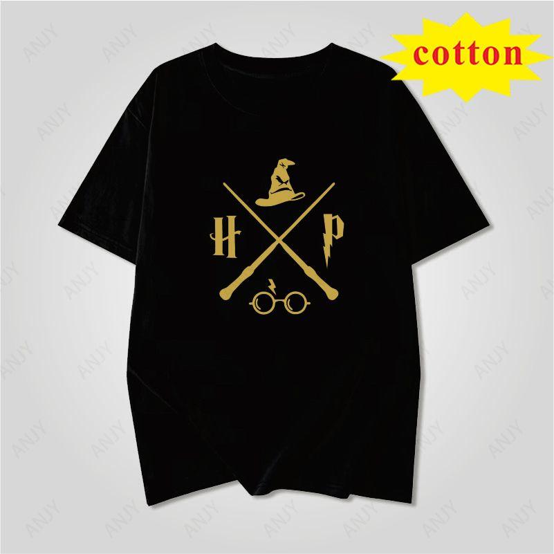 Minimalist Scissors Wine Glass Printed Short Sleeve Tshirt Line Pattern Unisex Casual Top