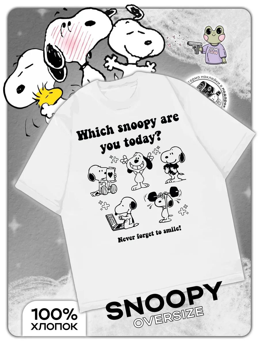 SNOOPY Y2K cutecore oversized T-shirt XL