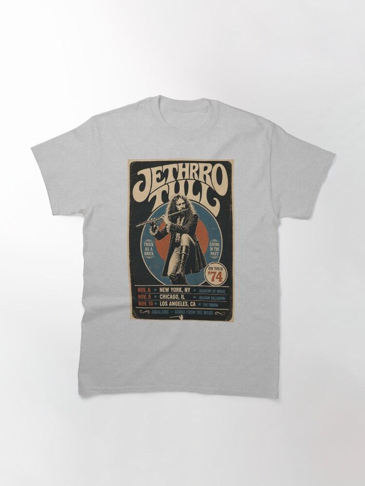 Jethro Tull Jethro Tull 1974 Tour Poster Classic T-Shirt