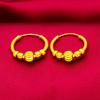 Gold Color Lucky Beads Earrings For Wome Wedding Birthday Ear Charms Fine Jewelry Gifts