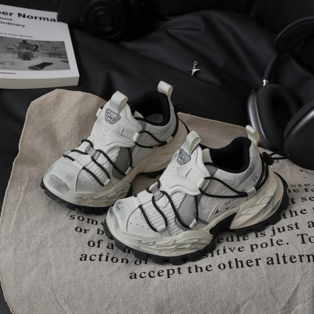 XSHX Trend "Paris M Serie" Retro Kinder Dad Sneakers Frühling Herbst und Winter Jungen und Mädchen 247023