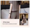 Women's Beige Petite Blazer: Summer 2024 High-End Short Fashion Suit
