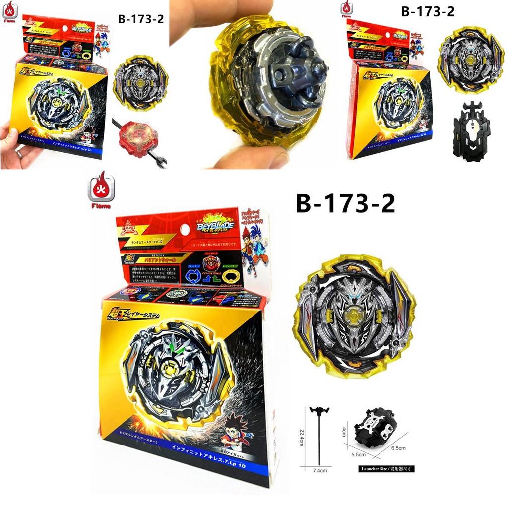 Beyblade Burst Superking B-173-02 Infinite Achilles 7 Loop 1d Shield With Launcher