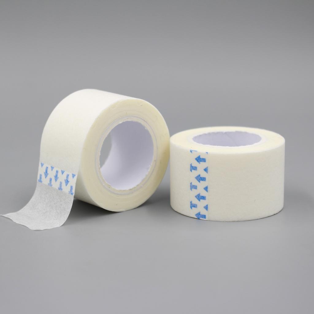 4 Rolls Paper First Aid Surgical Tape: 1" X 10 Yards, Lightweight, Breathable, Microporous, Self-Adhesive, Latex-Free, Hypoallergenic