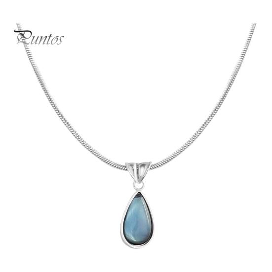 

Ожерелье с каплями воды Let Tears Out Blue Teardrop, ожерелья для женщин, чокер с искусственным кристаллом и каплями воды синий