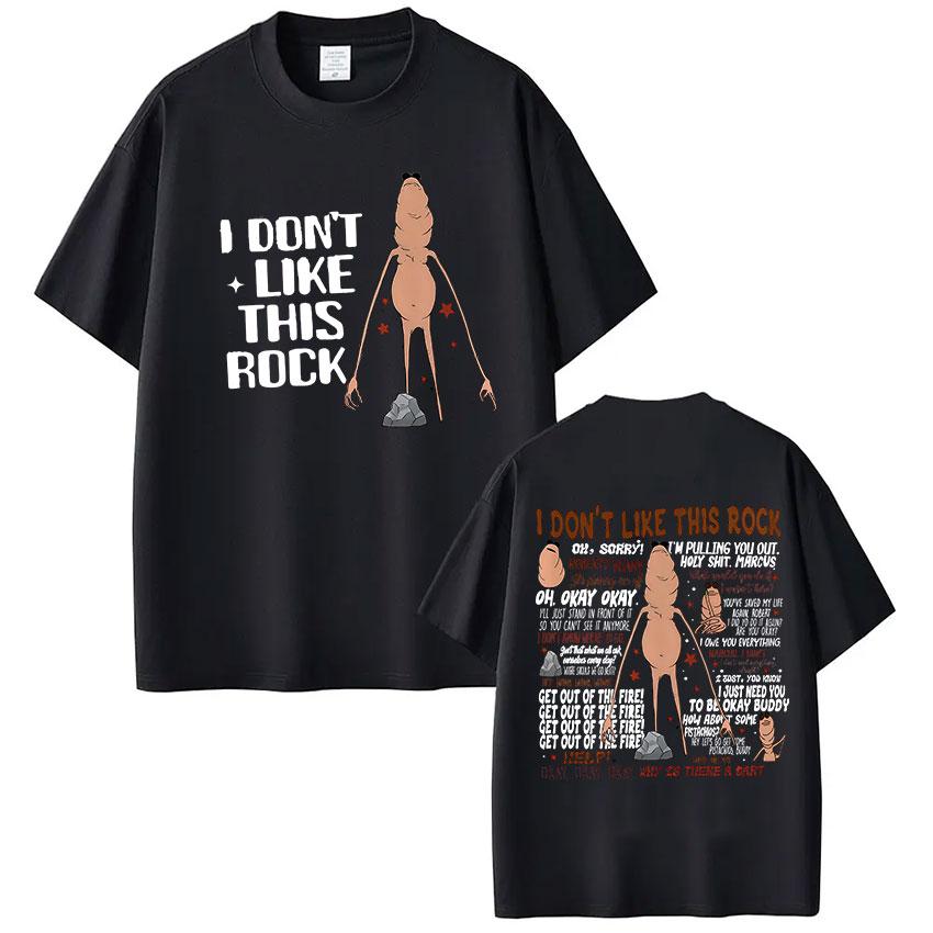 I Dont Like This Rock Markus Worm Funny Fan Tshirt New Mens Womens Fashionable Hiphop Cotton Casual Tshirt Street Wear