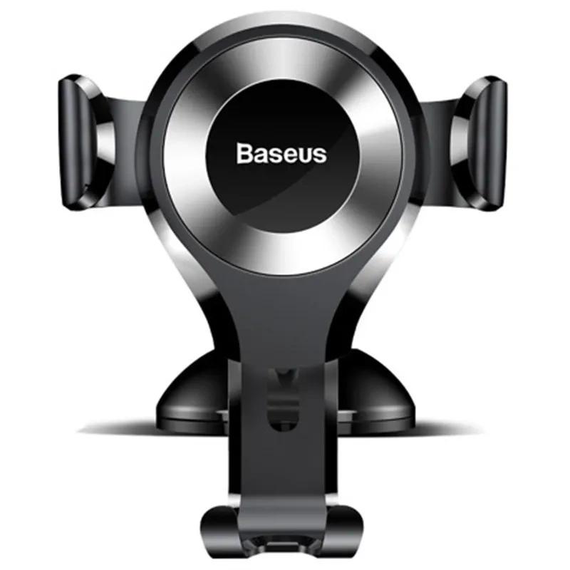 Car Gravity Holder Baseus Osculum For Phone (Silver)