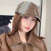 Y2k Plaid Berets Korean Style Painter Hat Fashion Newsboy Caps  Ladies