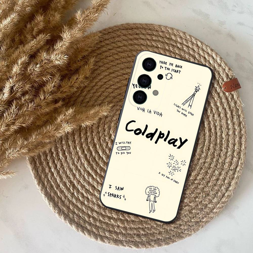 Band C-Coldplay Phone Case Silicone Soft For Samsung S25,S24,S21,S22,S23,S30,Ultra,S20,Plus,Fe,Lite