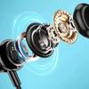 LED Display Neckband Headsets HiFi Sound Noise Reduction Earbuds Bluetooth Earphones  Office