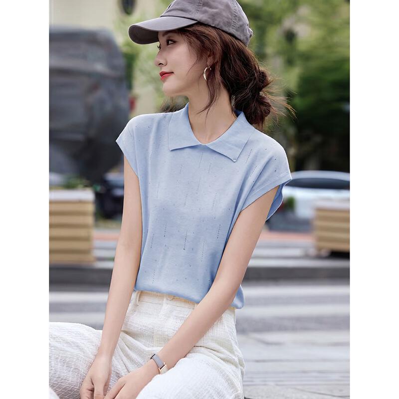 2026 Summer Fashion Slimming Knit Polo Top