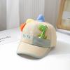 Nuovo Cappellino da Bambino Cartone Animato Dinosauri Estate Autunno Cotone Morbido Bambini Ragazzi Ragazze Cappellino da Baseball Estivo all'Aperto Cappelli da Sole per Neonate