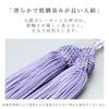Women's Buddhist Prayer Beads, Kyoto Style, 20-faceted Cut Glass, Wisteria, Glass, and Artificial Silk Tassel, Suitable for All Sects, Informal