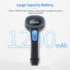 Handheld Bar  Scanner Dual Connection Mode 2.4G Wireless and USB Bar  Reader 1DCelsius2DCelsiusQR Scanner for Retail Warehouse Logistics