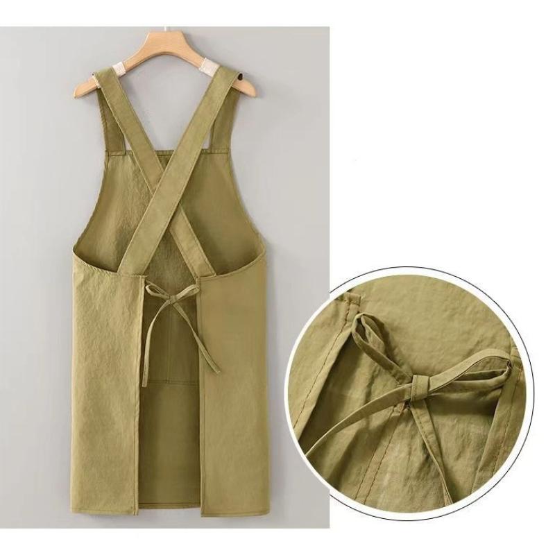 Cooking Kitchen Aprons Breathable Wear Resistant Adult Waist Aprons Anti Fouling Soft Restaurant Work Clothes Home