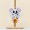 Plush Cheese Mouse Keychain Soft Stuffed Animal Toy Bag Charm Gift For Kids
